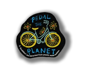 3" x 2" Pedal the Planet EcoStiks Patches - Bulk
