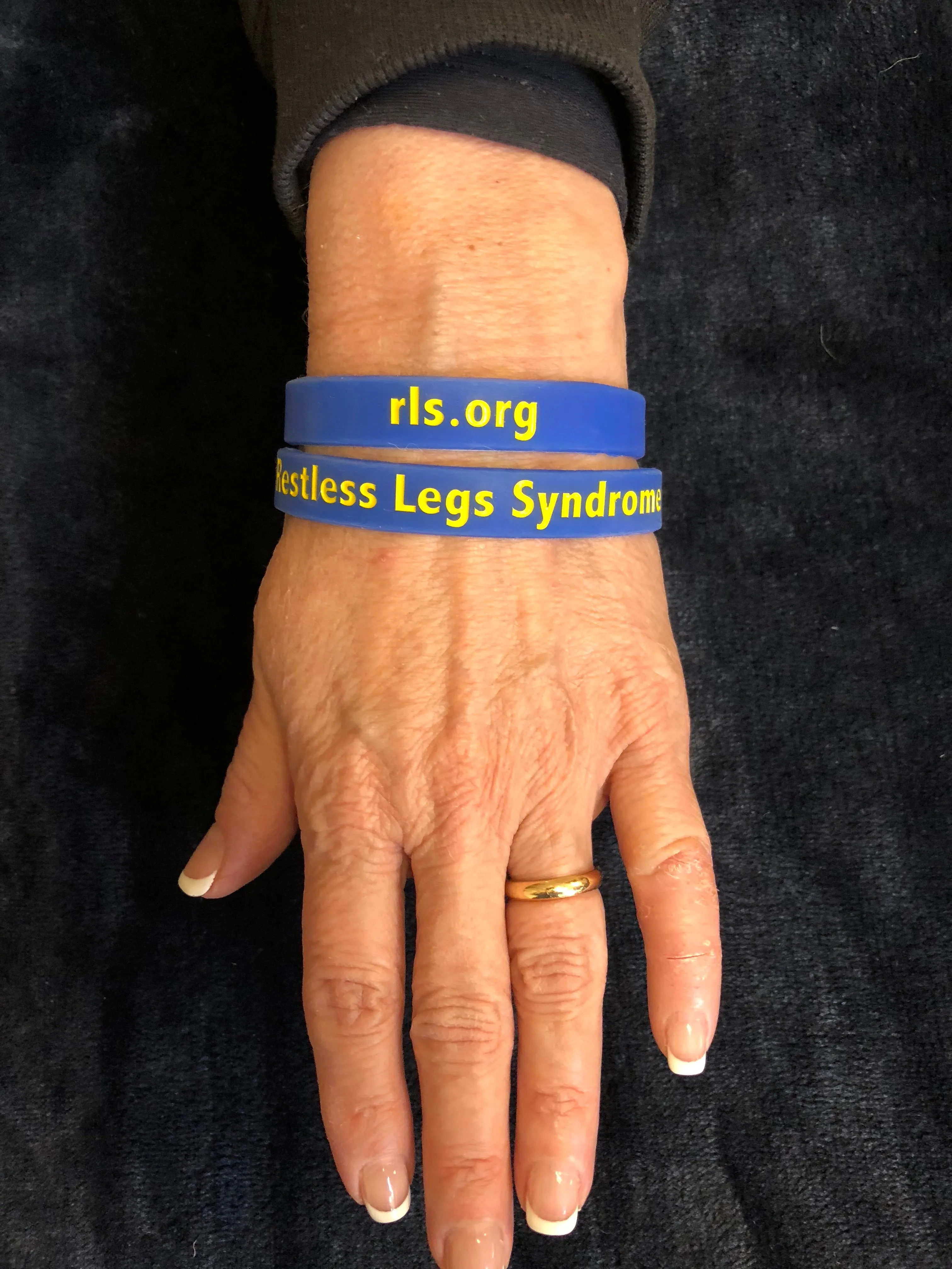 Blue RLS Wristbands