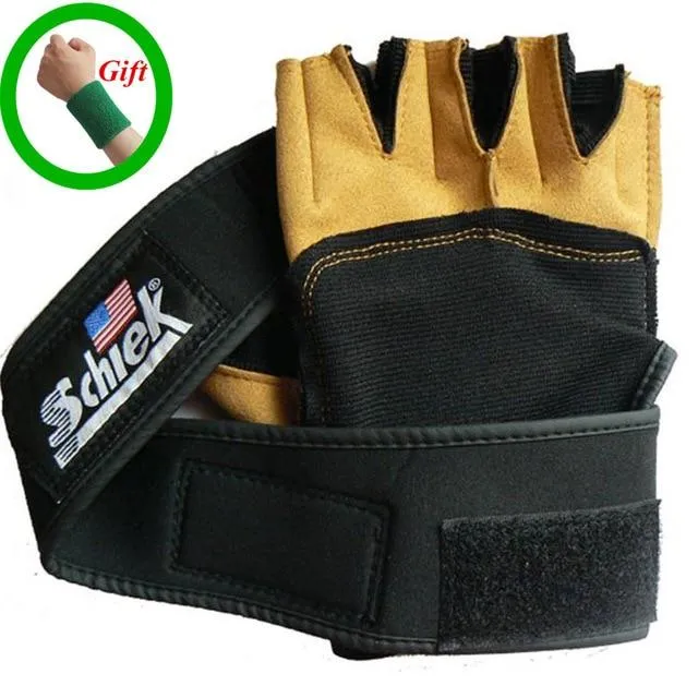 Bodybuilding Weightlifting Gym Gloves Dumbbell Kettlebells Fitness Gloves With Wrist Protector Crossfit Workout Training Gloves