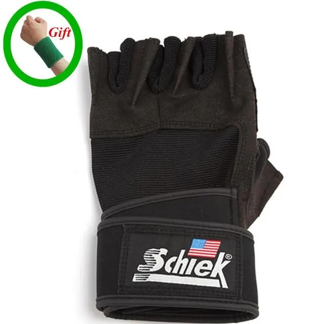 Bodybuilding Weightlifting Gym Gloves Dumbbell Kettlebells Fitness Gloves With Wrist Protector Crossfit Workout Training Gloves