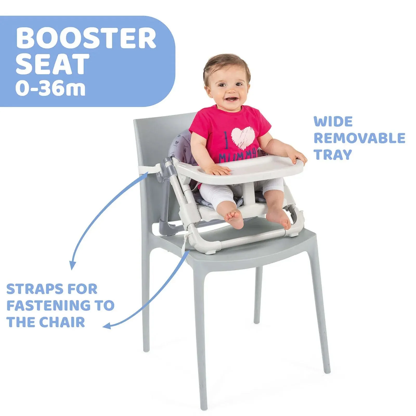 Chicco Chairy Booster Seat - Bunny