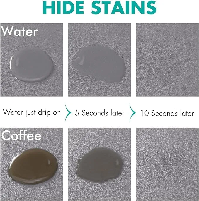 Dish Drying Mat | Good Size | 3.5mm Thickness | Durable | Quick-Dry & Easy to Clean | Coffee Mat | Multifunctional, (Beautiful Grey)