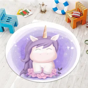 Kawaii Unicorn Rug