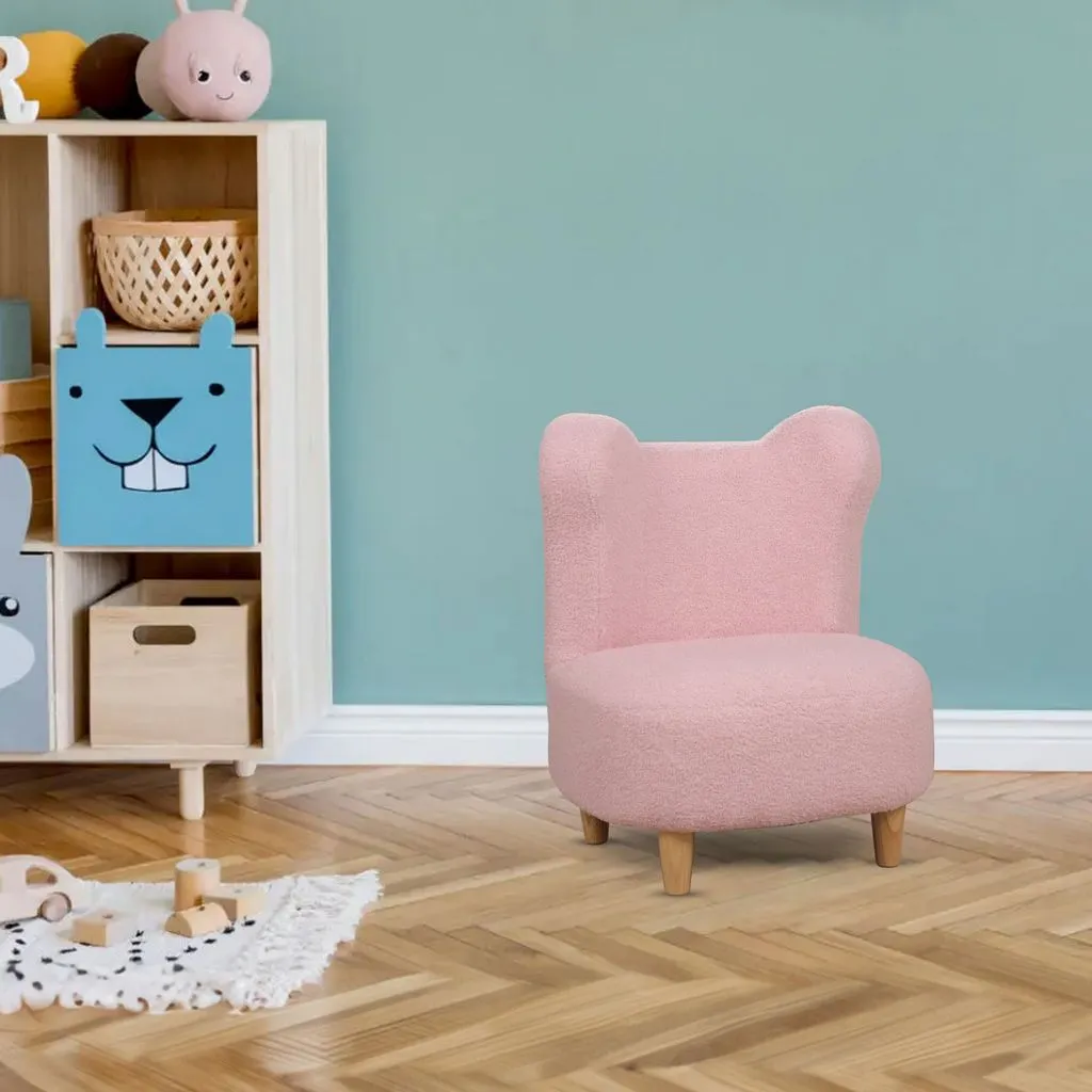 Kid's Club Chair-Teddy Bear Chair-Curved-Big Kid-Toddler