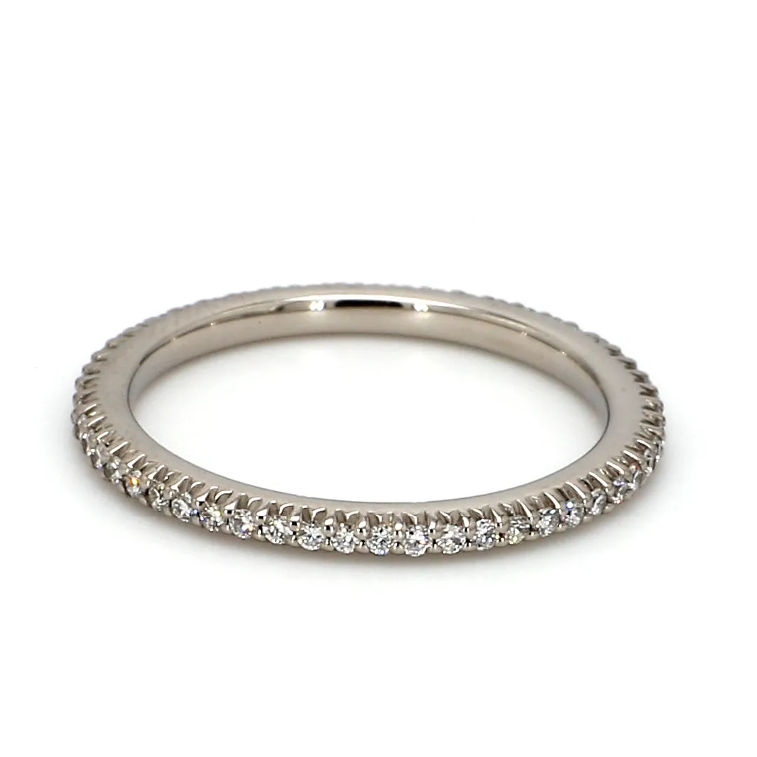 Machine-Set Eternity Band