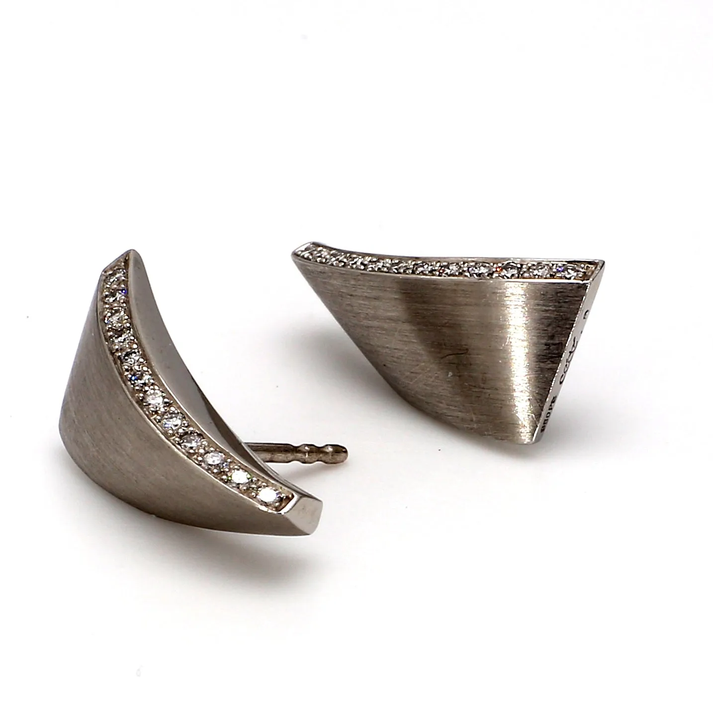 Modern Diamond Earrings