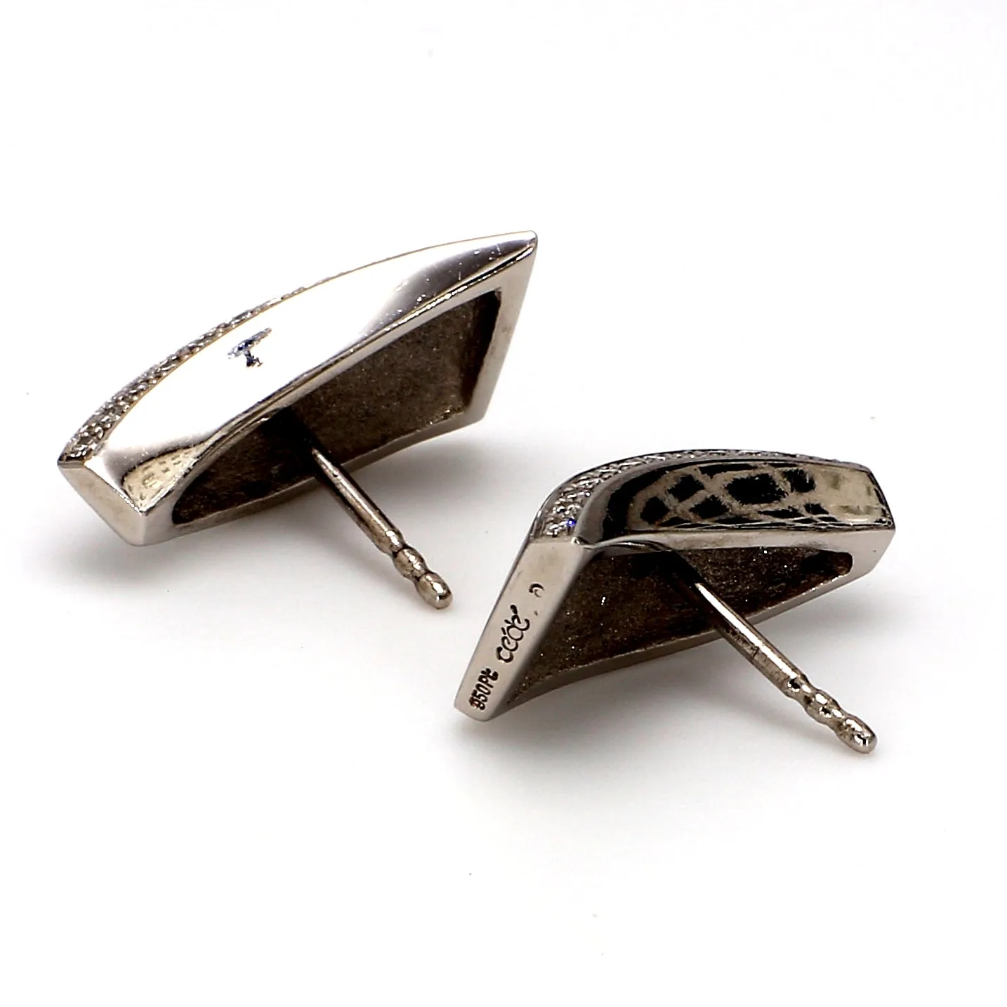 Modern Diamond Earrings