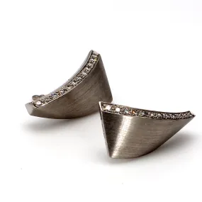 Modern Diamond Earrings