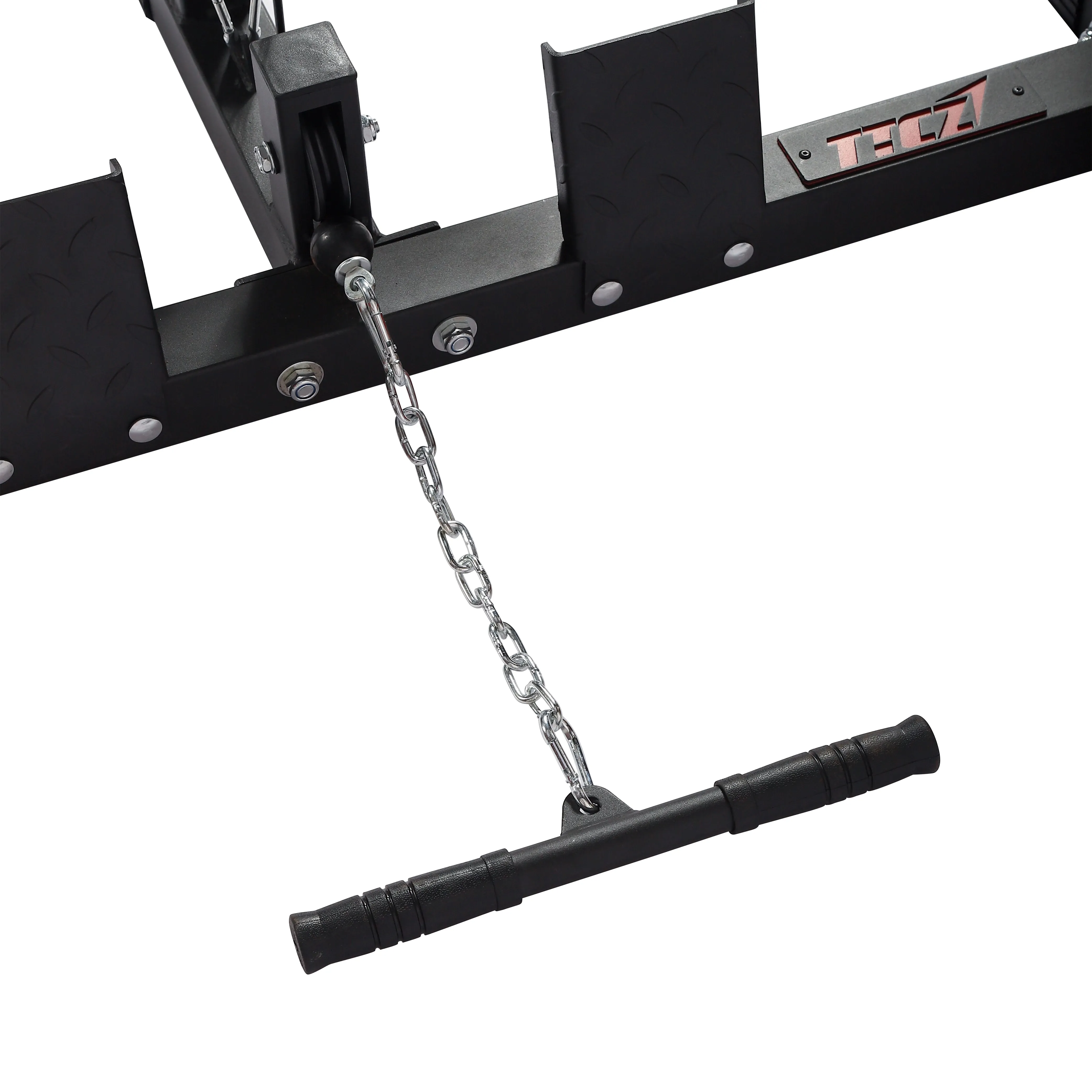 Multifunctional Half Rack Smith Machine Lat Pull Down Chest Press Dip Bar Landmine