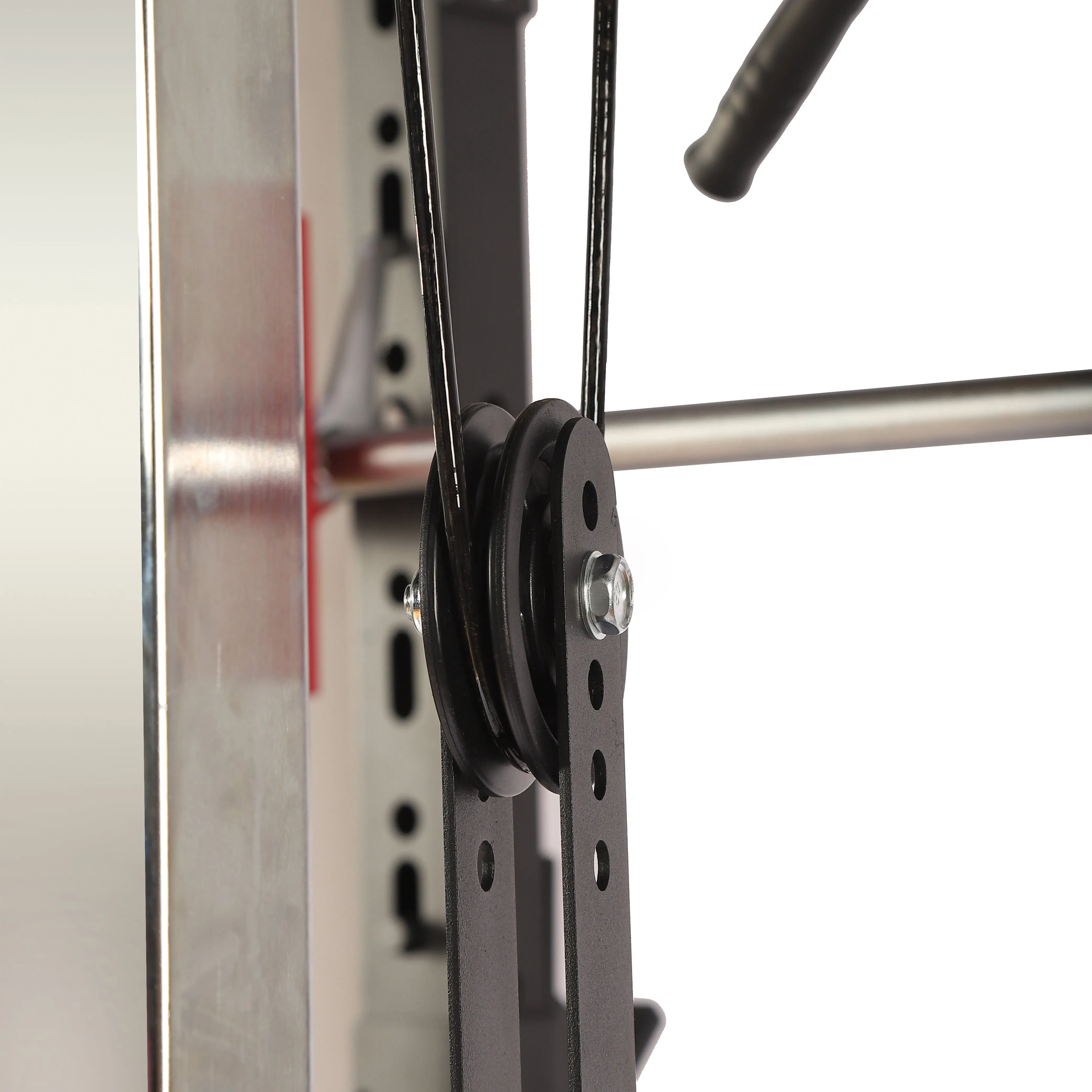 Multifunctional Half Rack Smith Machine Lat Pull Down Chest Press Dip Bar Landmine