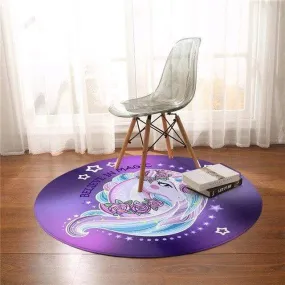 Purple Unicorn Rug