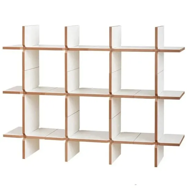 Quirky Modern Open Book Shelf/Shoe Rack Unit For Lobby/Passage/Living Room By Miza