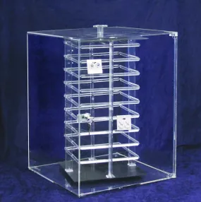 Rotating Acrylic Case for 144pcs. 2" Hanging Earring Cards
