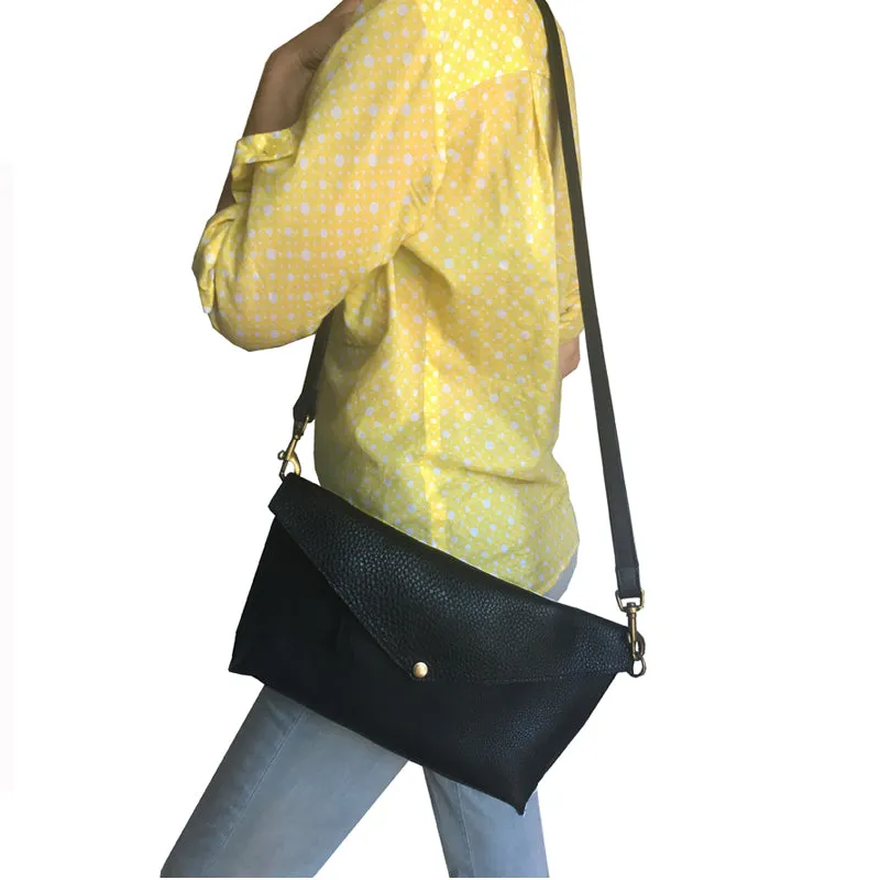 Seam-Out Crossbody - Brown