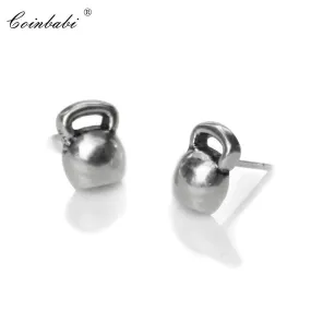 Stud Earrings Kettlebells Sporty Gif For Women Men Ts High Quality Earring Thomas Style 925 Sterling Silver Fashion Jewelry