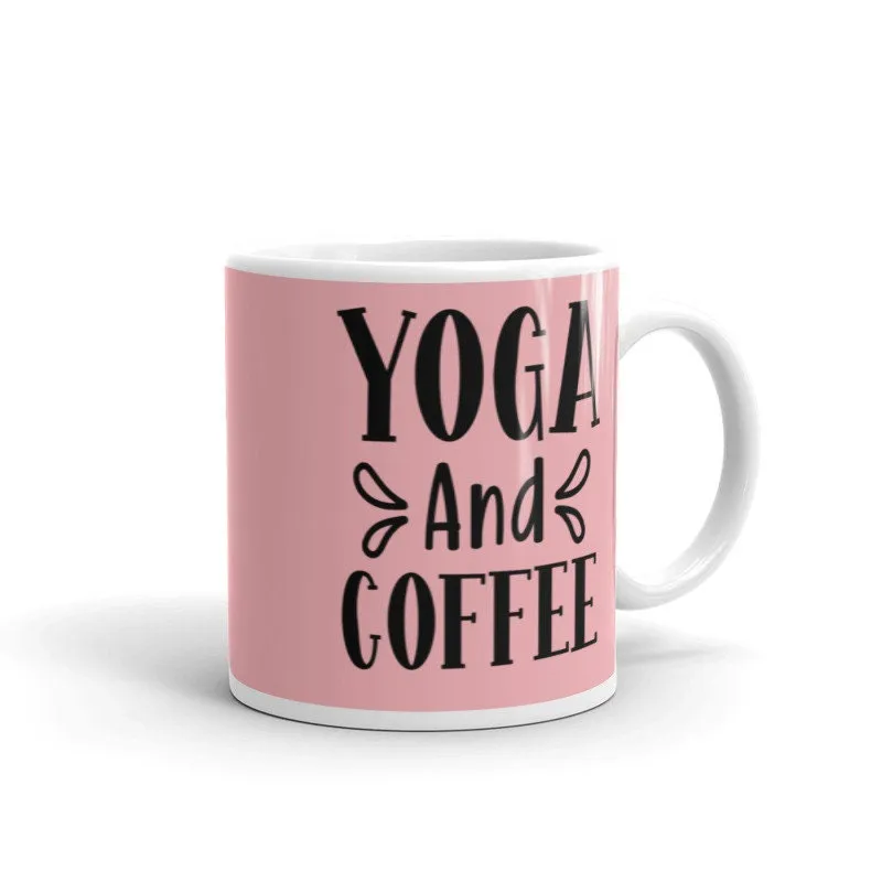 yoga and coffee  mug , yoga gift,funny yoga mug  ,i do yoga ,coffee gift ,yoga cup